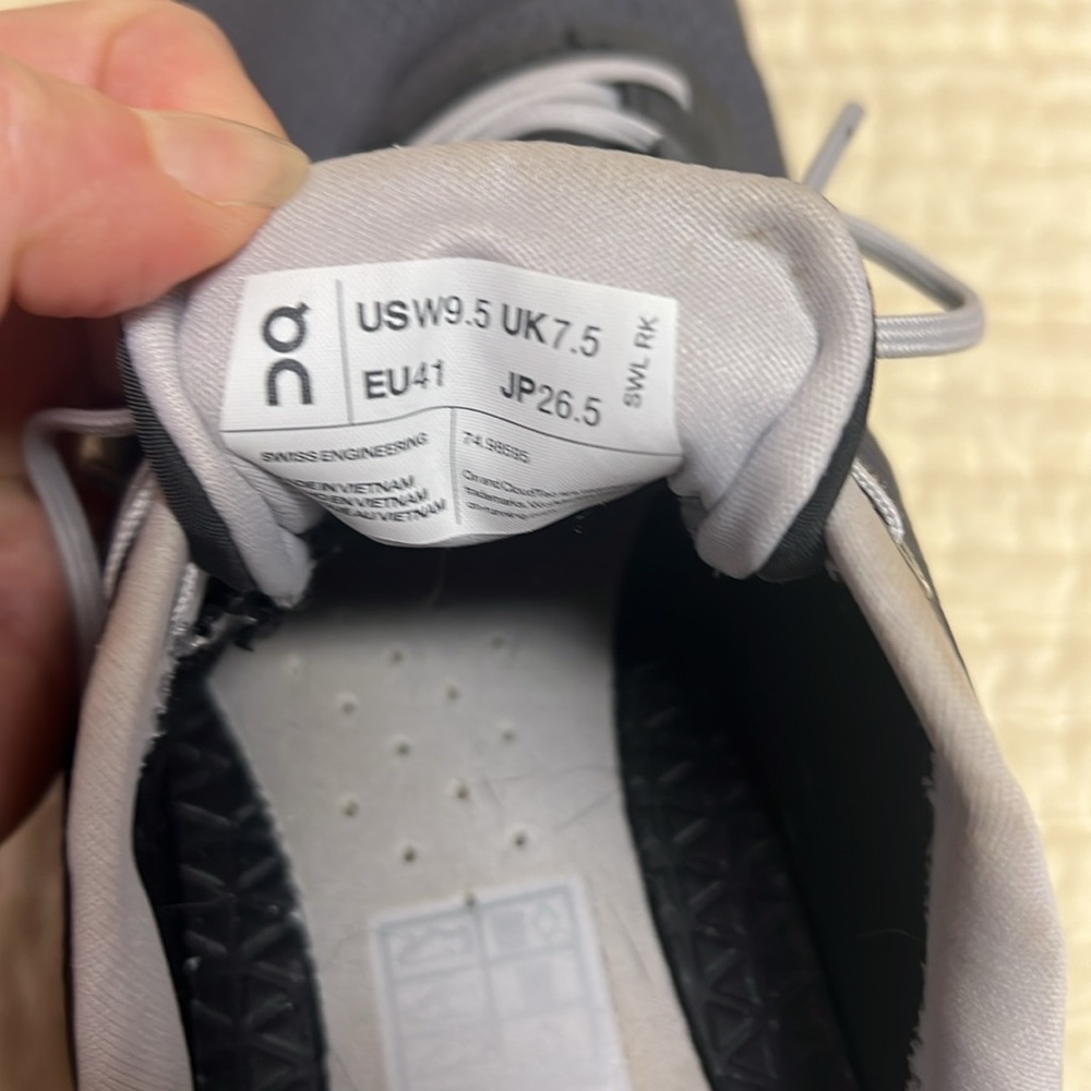 NWOT - ON Cloudvista Waterproof Trail Running Shoe- W 9.5 - Picture 13 of 14